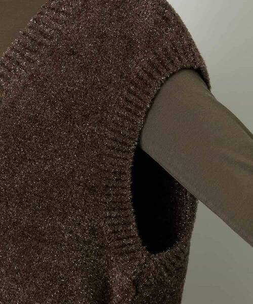 MICHEL KLEIN / ミッシェルクラン ベスト | フェザータッチVネックベスト | 詳細29