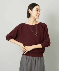 MICHEL KLEIN / ミッシェルクラン ニット・セーター | ［定番人気］ホールガーメント(R)ドルマンスリーブニット（7分袖）