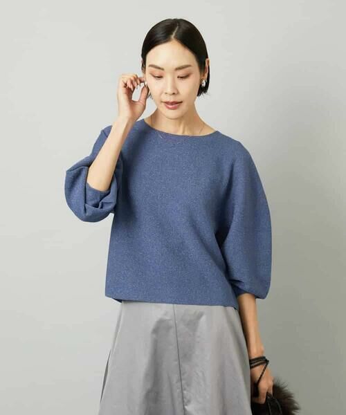 MICHEL KLEIN / ミッシェルクラン ニット・セーター | ホールガーメント(R)ラメニット | 詳細6