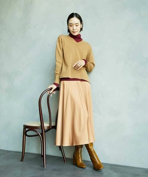 MICHEL KLEIN / ミッシェルクラン ニット・セーター | シアーケーブルハイネックニット | 詳細23