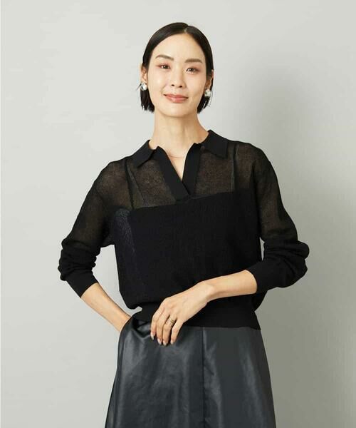 MICHEL KLEIN / ミッシェルクラン ニット・セーター | シアースキッパーニットプルオーバー | 詳細1