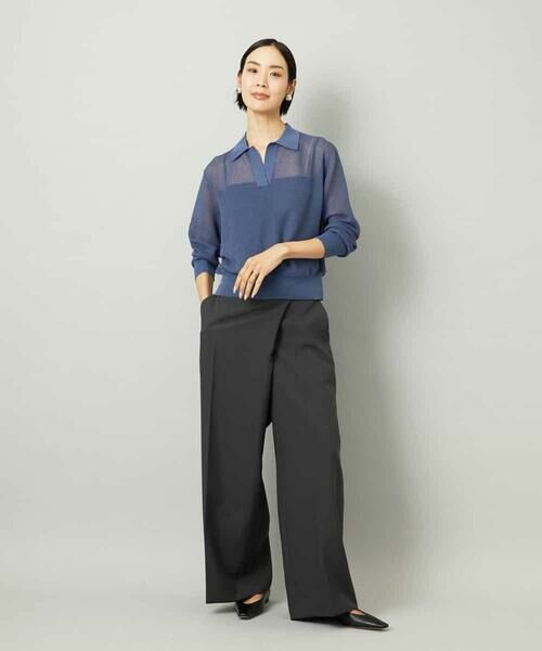 MICHEL KLEIN / ミッシェルクラン ニット・セーター | シアースキッパーニットプルオーバー | 詳細10