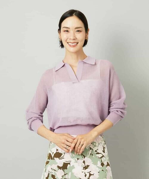 MICHEL KLEIN / ミッシェルクラン ニット・セーター | シアースキッパーニットプルオーバー | 詳細11