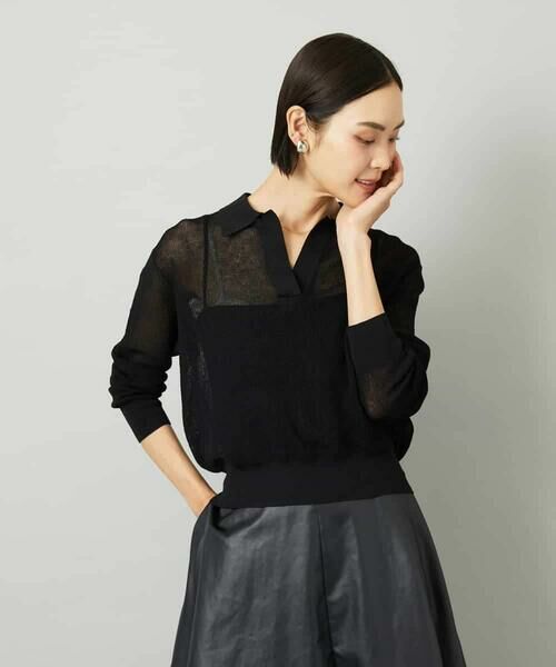 MICHEL KLEIN / ミッシェルクラン ニット・セーター | シアースキッパーニットプルオーバー | 詳細2