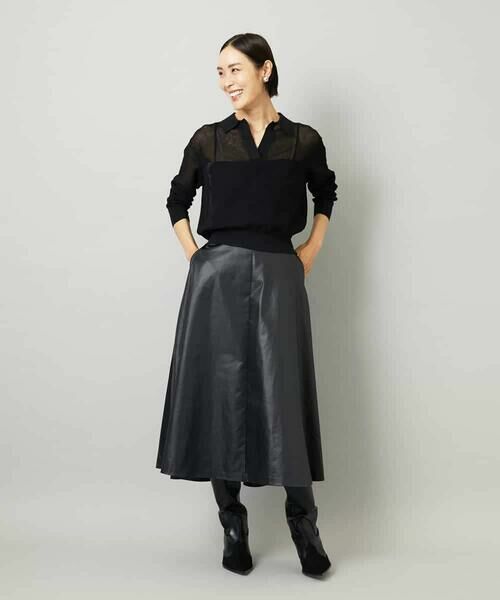 MICHEL KLEIN / ミッシェルクラン ニット・セーター | シアースキッパーニットプルオーバー | 詳細3