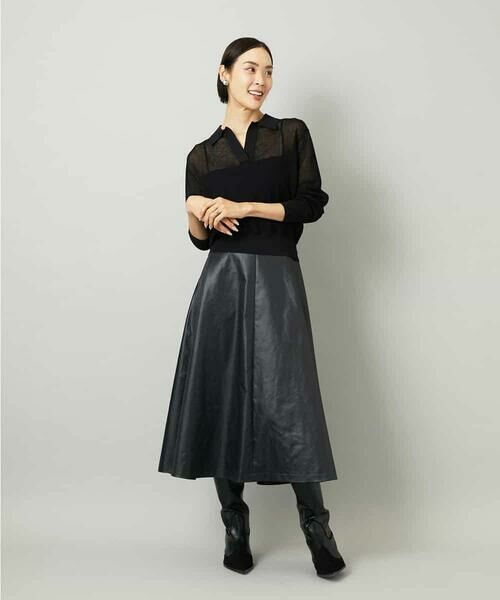 MICHEL KLEIN / ミッシェルクラン ニット・セーター | シアースキッパーニットプルオーバー | 詳細4