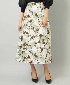 MICHEL KLEIN / ミッシェルクラン ロング・マキシ丈スカート | アンティークローズプリントスカート