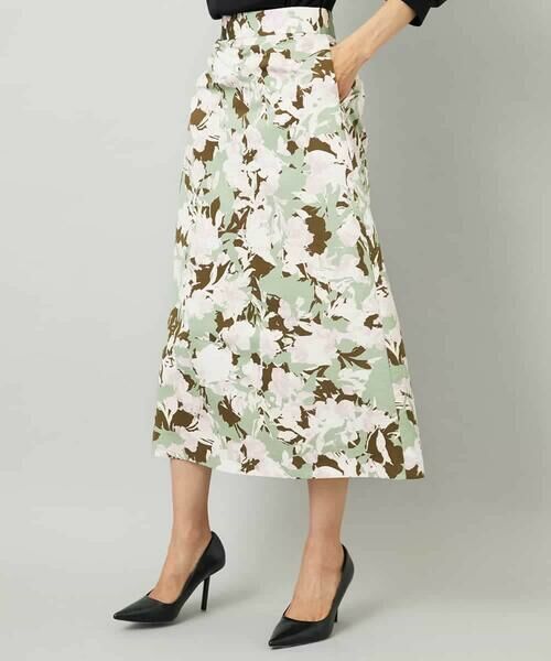 MICHEL KLEIN / ミッシェルクラン ロング・マキシ丈スカート | アンティークローズプリントスカート | 詳細13