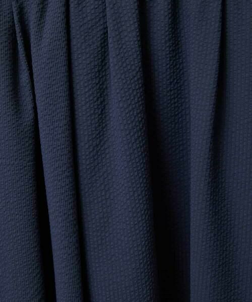 MICHEL KLEIN / ミッシェルクラン ロング・マキシ丈スカート | [セットアップ対応]ギャザースカート　サッカー無地 | 詳細24