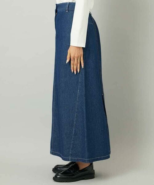 MICHEL KLEIN / ミッシェルクラン ロング・マキシ丈スカート | [セットアップ対応]デニムAラインスカート | 詳細17