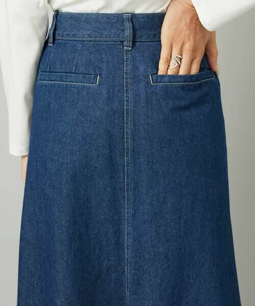 MICHEL KLEIN / ミッシェルクラン ロング・マキシ丈スカート | [セットアップ対応]デニムAラインスカート | 詳細19