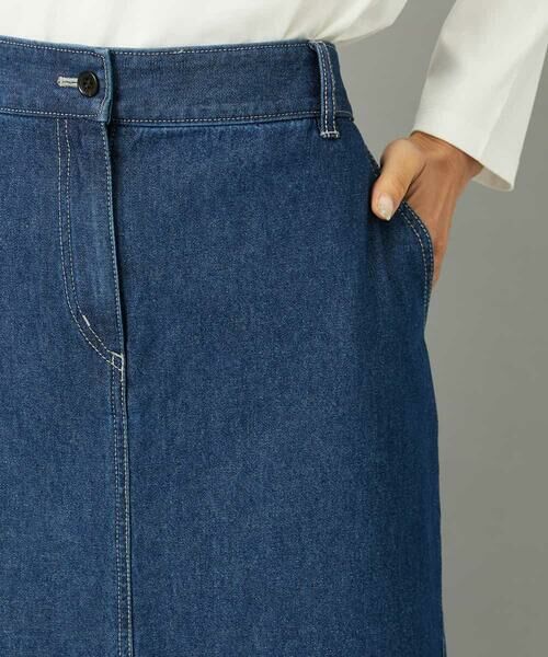 MICHEL KLEIN / ミッシェルクラン ロング・マキシ丈スカート | [セットアップ対応]デニムAラインスカート | 詳細20