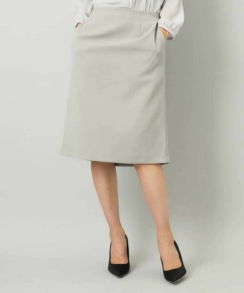 MICHEL KLEIN / ミッシェルクラン ミニ・ひざ丈スカート | [セットアップ対応]Aラインスカート | 詳細1