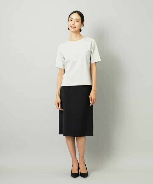 MICHEL KLEIN / ミッシェルクラン ミニ・ひざ丈スカート | [セットアップ対応]Aラインスカート | 詳細10
