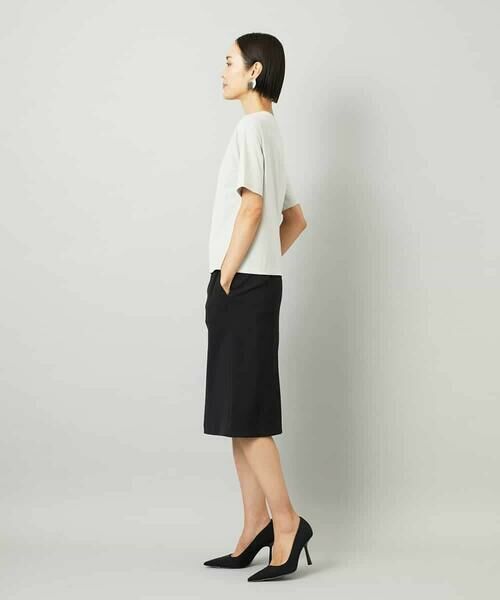 MICHEL KLEIN / ミッシェルクラン ミニ・ひざ丈スカート | [セットアップ対応]Aラインスカート | 詳細12
