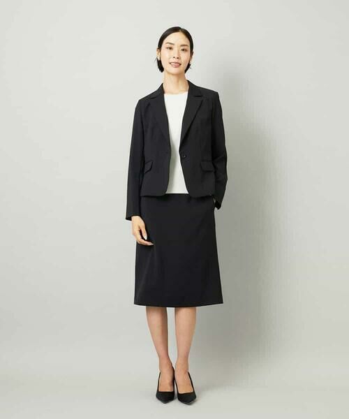 MICHEL KLEIN / ミッシェルクラン ミニ・ひざ丈スカート | [セットアップ対応]Aラインスカート | 詳細14