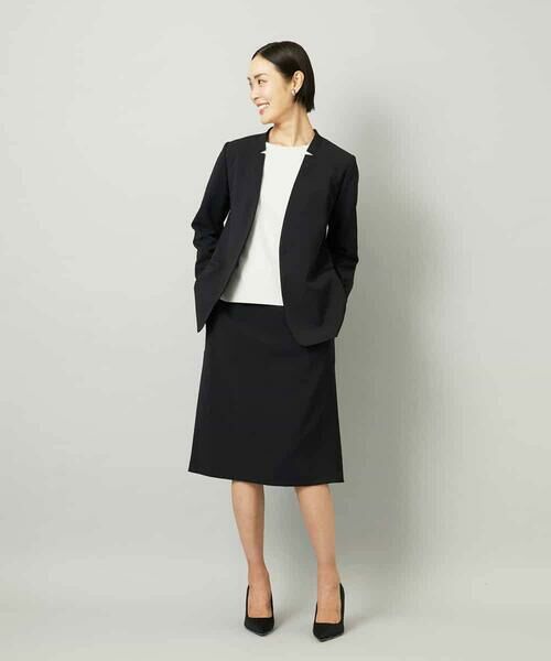 MICHEL KLEIN / ミッシェルクラン ミニ・ひざ丈スカート | [セットアップ対応]Aラインスカート | 詳細17