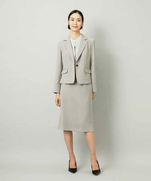 MICHEL KLEIN / ミッシェルクラン ミニ・ひざ丈スカート | [セットアップ対応]Aラインスカート | 詳細3