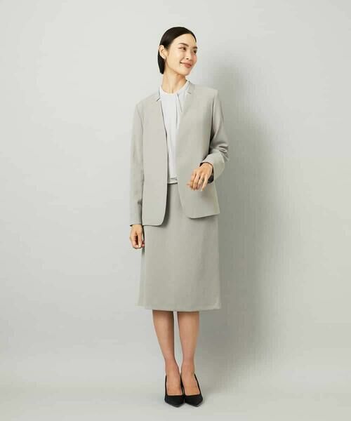 MICHEL KLEIN / ミッシェルクラン ミニ・ひざ丈スカート | [セットアップ対応]Aラインスカート | 詳細7