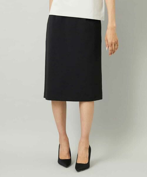 MICHEL KLEIN/ミッシェルクラン [セットアップ対応]Aラインスカート ブラック S