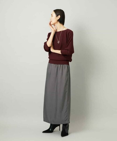 MICHEL KLEIN / ミッシェルクラン ロング・マキシ丈スカート | [セットアップ対応]ナロースカート | 詳細12