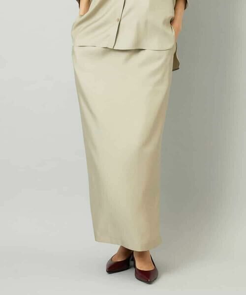 MICHEL KLEIN / ミッシェルクラン ロング・マキシ丈スカート | [セットアップ対応]ナロースカート | 詳細17