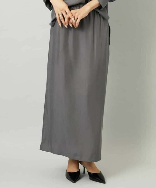 MICHEL KLEIN / ミッシェルクラン ロング・マキシ丈スカート | [セットアップ対応]ナロースカート | 詳細2