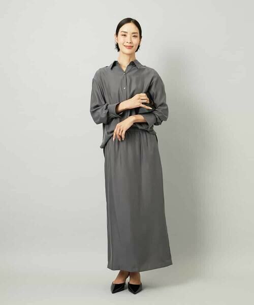 MICHEL KLEIN / ミッシェルクラン ロング・マキシ丈スカート | [セットアップ対応]ナロースカート | 詳細6