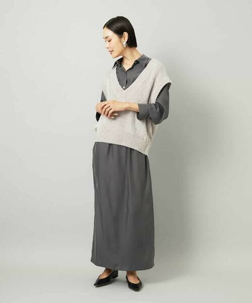 MICHEL KLEIN / ミッシェルクラン ロング・マキシ丈スカート | [セットアップ対応]ナロースカート | 詳細9