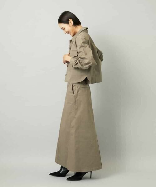 MICHEL KLEIN / ミッシェルクラン ロング・マキシ丈スカート | [セットアップ対応]チノAラインスカート | 詳細10