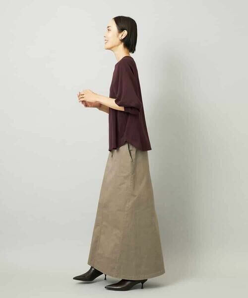 MICHEL KLEIN / ミッシェルクラン ロング・マキシ丈スカート | [セットアップ対応]チノAラインスカート | 詳細20