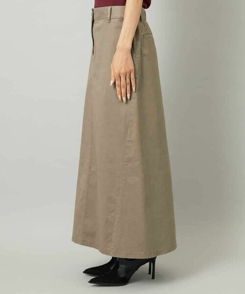 MICHEL KLEIN / ミッシェルクラン ロング・マキシ丈スカート | [セットアップ対応]チノAラインスカート | 詳細29