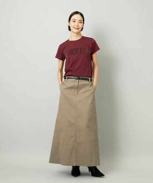 MICHEL KLEIN / ミッシェルクラン ロング・マキシ丈スカート | [セットアップ対応]チノAラインスカート | 詳細4