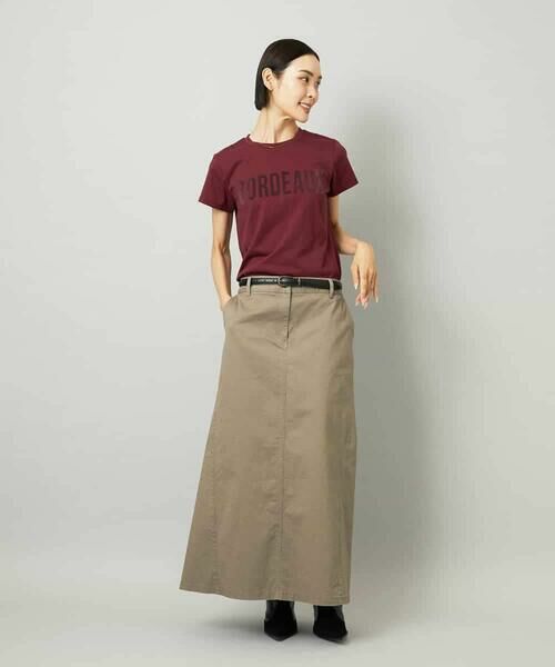 MICHEL KLEIN / ミッシェルクラン ロング・マキシ丈スカート | [セットアップ対応]チノAラインスカート | 詳細5