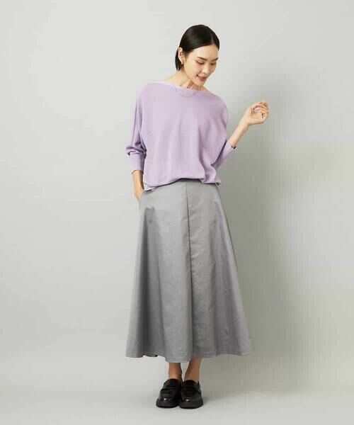 MICHEL KLEIN / ミッシェルクラン ロング・マキシ丈スカート | フェイクレザーフレアスカート | 詳細15