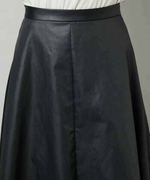 MICHEL KLEIN / ミッシェルクラン ロング・マキシ丈スカート | フェイクレザーフレアスカート | 詳細21
