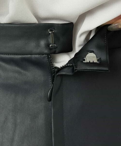 MICHEL KLEIN / ミッシェルクラン ロング・マキシ丈スカート | フェイクレザーフレアスカート | 詳細24