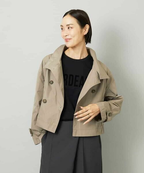 MICHEL KLEIN / ミッシェルクラン その他アウター | スタンドカラーショートブルゾン | 詳細2