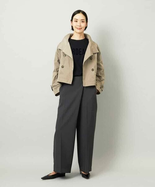 MICHEL KLEIN / ミッシェルクラン その他アウター | スタンドカラーショートブルゾン | 詳細3