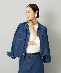 MICHEL KLEIN / ミッシェルクラン Gジャン・デニムジャケット | [セットアップ対応]デニムダブルポケットブルゾン