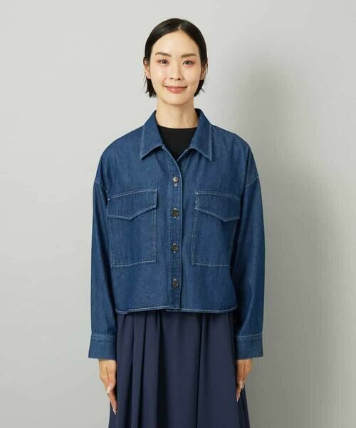 MICHEL KLEIN / ミッシェルクラン Gジャン・デニムジャケット | [セットアップ対応]デニムダブルポケットブルゾン | 詳細14