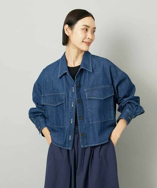 MICHEL KLEIN / ミッシェルクラン Gジャン・デニムジャケット | [セットアップ対応]デニムダブルポケットブルゾン | 詳細7