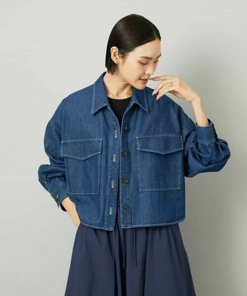 MICHEL KLEIN / ミッシェルクラン Gジャン・デニムジャケット | [セットアップ対応]デニムダブルポケットブルゾン | 詳細8