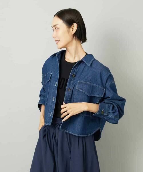 MICHEL KLEIN / ミッシェルクラン Gジャン・デニムジャケット | [セットアップ対応]デニムダブルポケットブルゾン | 詳細9