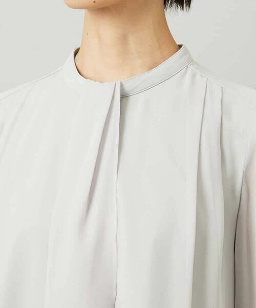 MICHEL KLEIN / ミッシェルクラン シャツ・ブラウス | ボウタイ付き2WAYブラウソ— | 詳細21