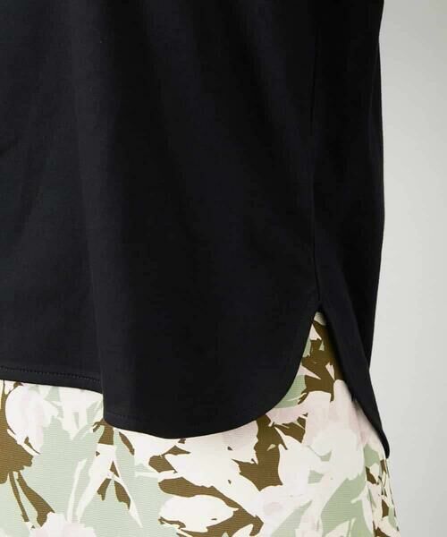 MICHEL KLEIN / ミッシェルクラン カットソー | ラメチュールスリーブ異素材カットソー | 詳細16