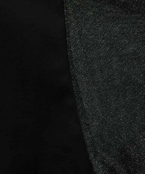 MICHEL KLEIN / ミッシェルクラン カットソー | ラメチュールスリーブ異素材カットソー | 詳細17