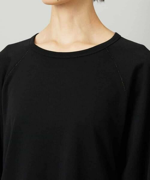 MICHEL KLEIN / ミッシェルクラン カットソー | シアー裏毛アクセントラメプルオーバー | 詳細10