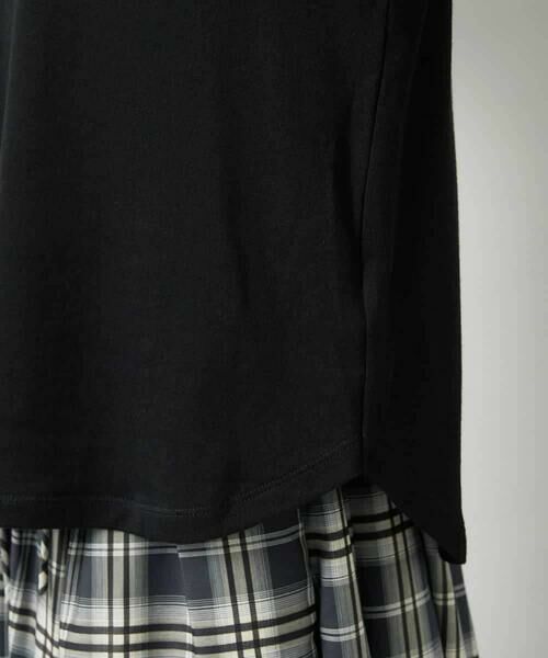 MICHEL KLEIN / ミッシェルクラン カットソー | シアー裏毛アクセントラメプルオーバー | 詳細12