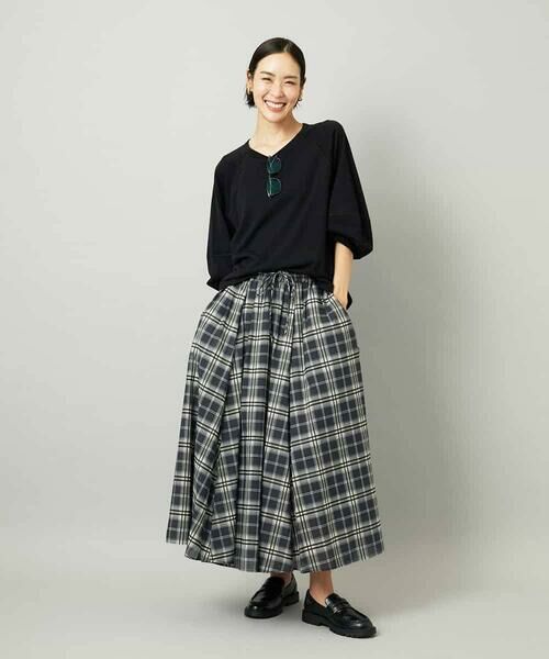 MICHEL KLEIN / ミッシェルクラン カットソー | シアー裏毛アクセントラメプルオーバー | 詳細19